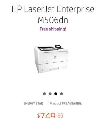 HP LaserJet Pro Interprise M506DN (F269A)